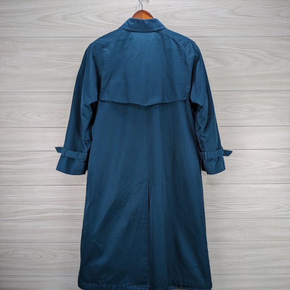 Vintage J.G. Hook Full Length Trench Coat Size 4P - Picture 9 of 16